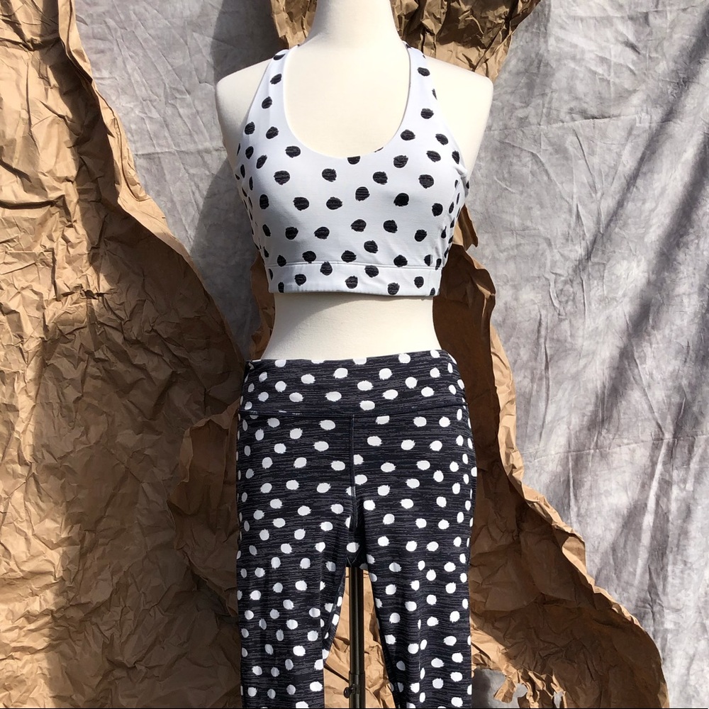 Outdoor Voices Polka Dot Bra